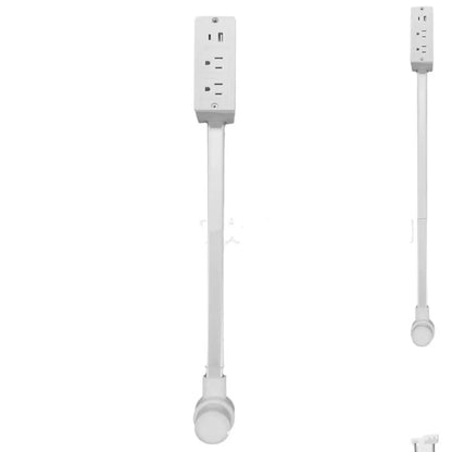 Electrical Outlet Extender Flat Plug Power Strip Features Rotates 180° Power Outlets Extender Use behind Sofas Nightstands Desk